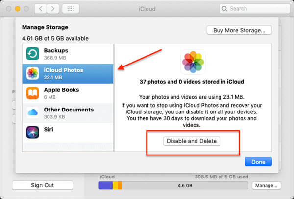 Delete Photos from iCloud Using Mac.