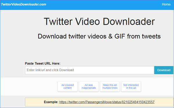 Download Twitter Video Online