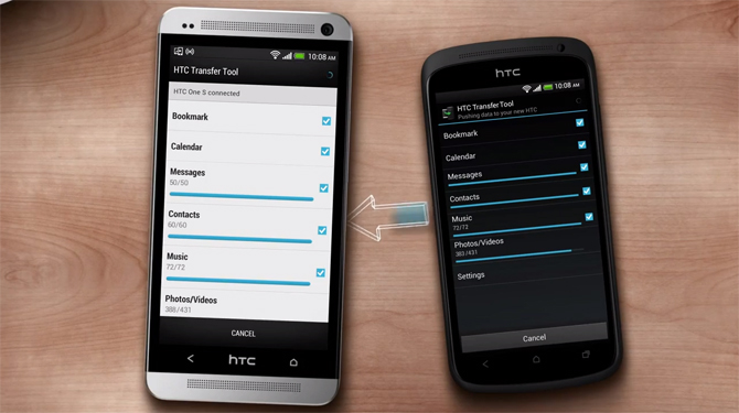 How to Use HTC Transfer Tool