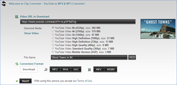 online youtube 8k video downloader