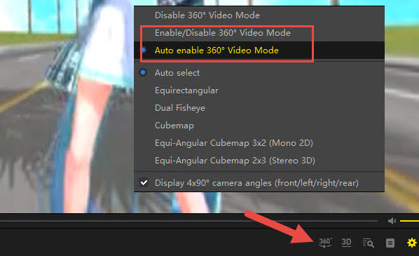 Play a 360°Video Downloaded from YouTube
