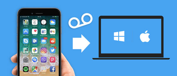 Transfer Voicemails from iPhone to Computer.