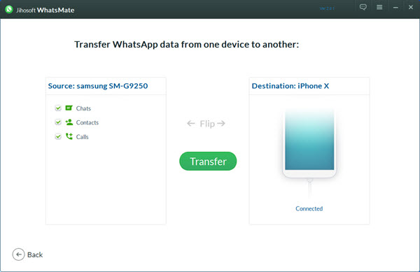 Transfer WhatsApp Messages from Android to iPhone