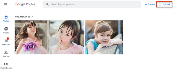 Transfer Photos from Computer to iPhone with Google Photos