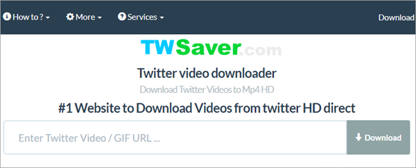 save twitter video mp4 online