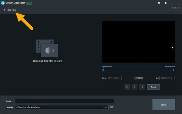 Here are the steps to quickly trim video on computer with this free video cutter