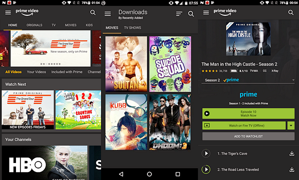 Amazon Prime Video is best free Android TV Apps Not to be Missed.