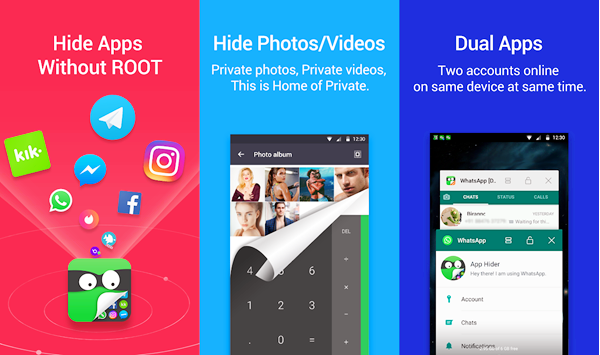 Using App Hider for Android to Hide Apps on Android Phone