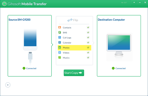 Back up phone data to your computer