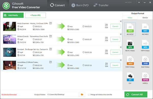 Gihosoft Free Video Converter
