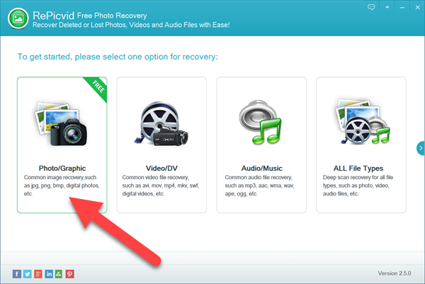 Choose Free Fujifilm Photo/Graphic Recovery