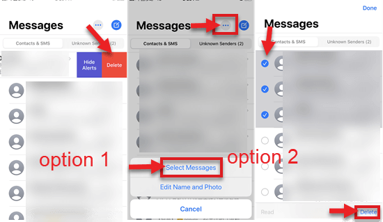 How to Delete iMessage History on iPhone