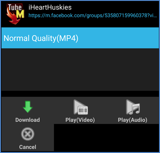 download facebook video android