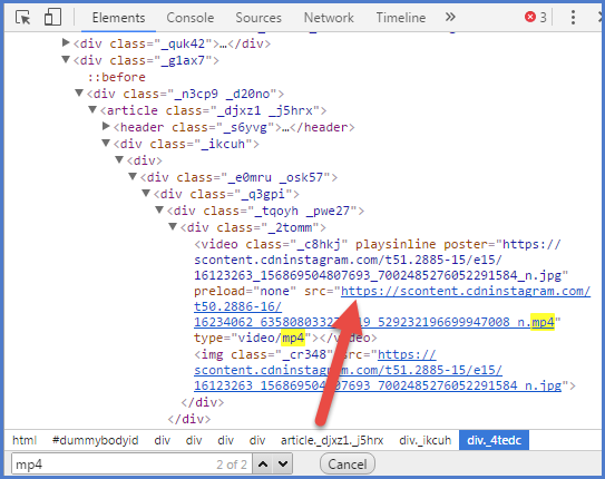Download Instagram Videos Directly Through Browser