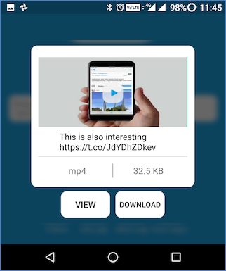 download twitter video android