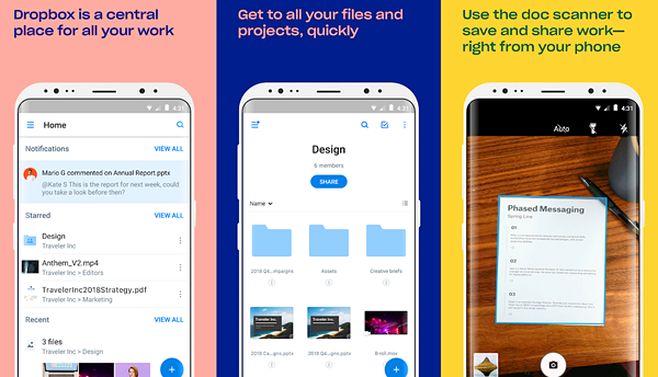 Dropbox is Best Photo Transfer Apps for Android Users.