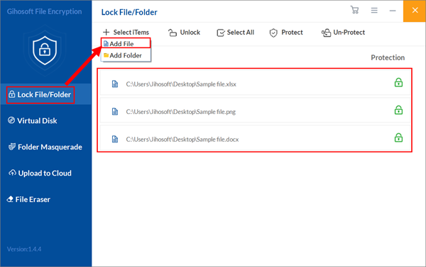 Gihosoft File Encryption is one of the best file encryption software for PC. 