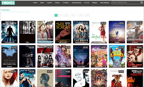Fmovies has a lot of ads but it collects a large number of popular TV series and movies.