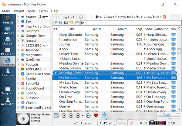 Clementine is one of the Best 7 Music Players for PC 2019.