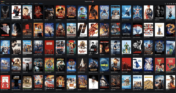 Popcorn Time is one of the top alternatives to 123Movies.