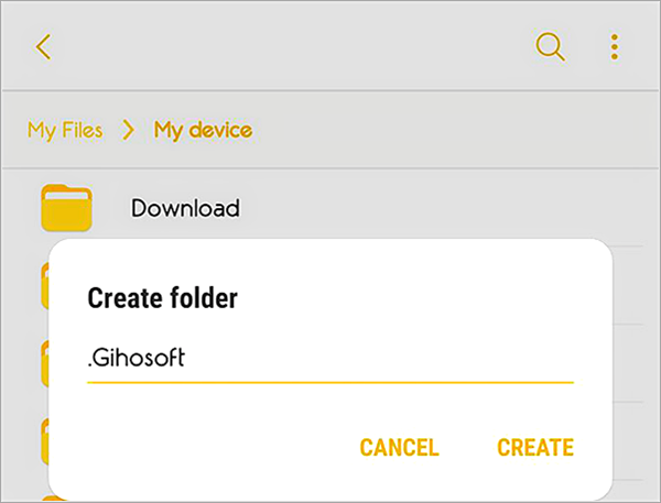 Hide Pictures Using File Manager