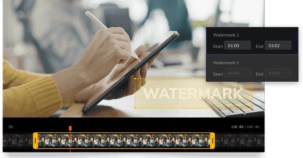 To remove watermark from video online with HitPaw