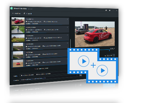 Combine Video Clips at a High Speed