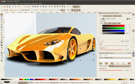 Inkscape is the perfect tool for experiencing royalty free image creation.