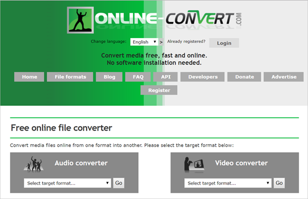Online-Convert is 2018 Top 5 Best Free Online Video Converter for PC/Mac