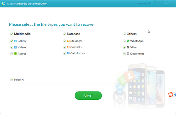 Recover deleted files from Android.
