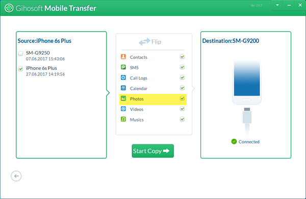 Restoring the data to the device from backups