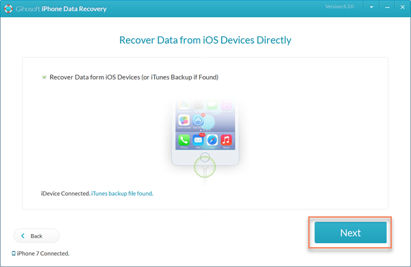 Restore iPhone without iTunes using Gihosoft iPhone Recovery