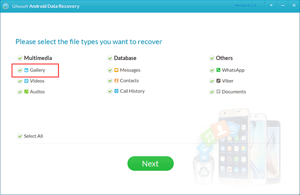 Restore Deleted Photos from Samsung without Backup