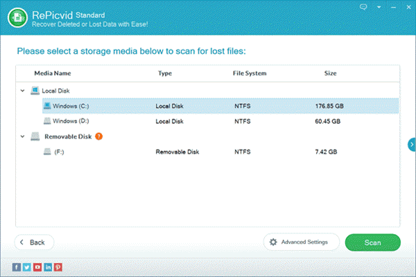 Scan the Disk Drive for Lost Files