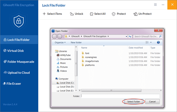 Set a Password for a Folder with the Best Folder Password Software.