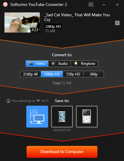 Softorino YouTube Converter 2