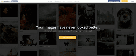 Image Shack can upload high-res pictures, make collections, sort everything with labels, and find included photographs from different clients for motivation. 