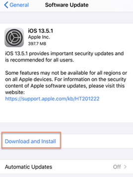 Update iOS Version