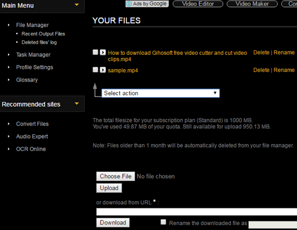 online video trimmer