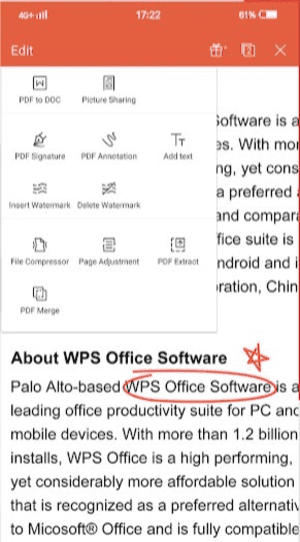 WPS Office is one of the must-have Android Apps to get the most out of your phone.